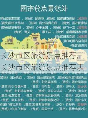 长沙市区旅游景点推荐,长沙市区旅游景点推荐表