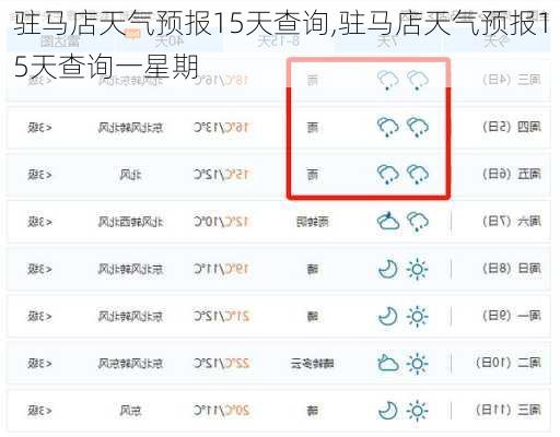 驻马店天气预报15天查询,驻马店天气预报15天查询一星期