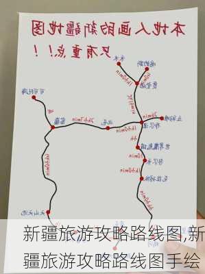 新疆旅游攻略路线图,新疆旅游攻略路线图手绘