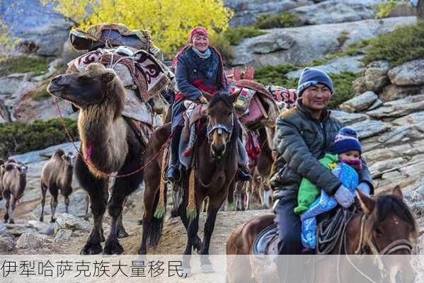 伊犁哈萨克族大量移民,