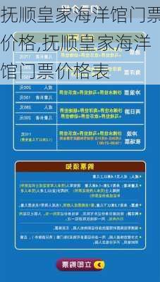 抚顺皇家海洋馆门票价格,抚顺皇家海洋馆门票价格表