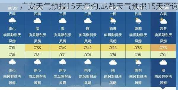 广安天气预报15天查询,成都天气预报15天查询