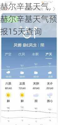 赫尔辛基天气,赫尔辛基天气预报15天查询