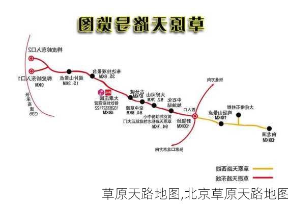 草原天路地图,北京草原天路地图