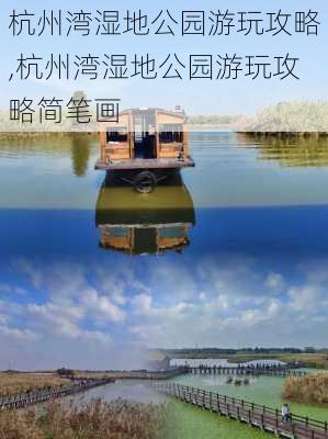 杭州湾湿地公园游玩攻略,杭州湾湿地公园游玩攻略简笔画