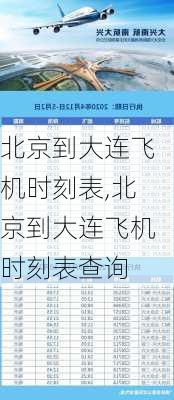 北京到大连飞机时刻表,北京到大连飞机时刻表查询