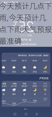 今天预计几点下雨,今天预计几点下雨天气预报最准确