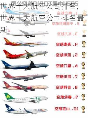 世界十大航空公司排名,世界十大航空公司排名最新