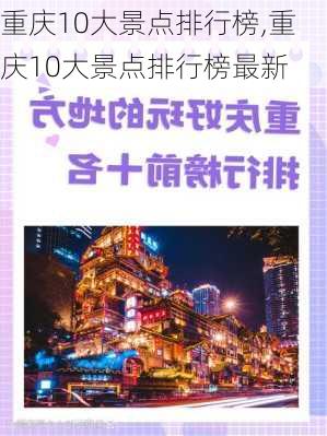 重庆10大景点排行榜,重庆10大景点排行榜最新