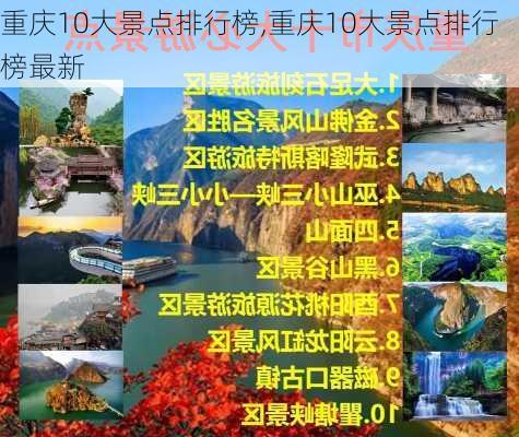 重庆10大景点排行榜,重庆10大景点排行榜最新