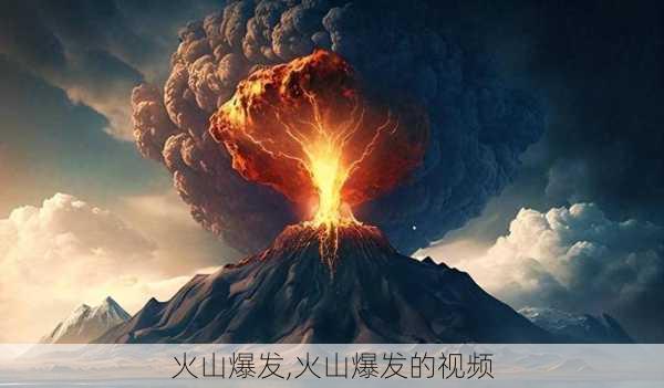 火山爆发,火山爆发的视频