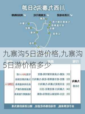 九寨沟5日游价格,九寨沟5日游价格多少