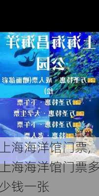 上海海洋馆门票,上海海洋馆门票多少钱一张