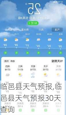 临邑县天气预报,临邑县天气预报30天查询